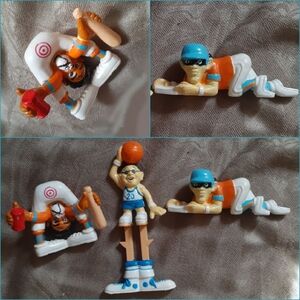 1980's RARE Sportfreaks 3 Piece Set $12.50 Shipping Sports Freaks Figures